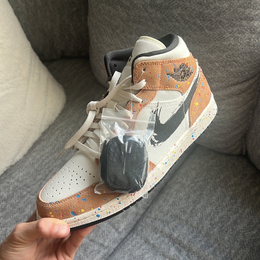 Jordan 1 Brushstroke Paint Splatter Gem